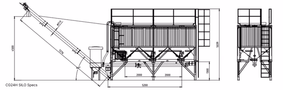 CG24H Compact Horizontal Silo